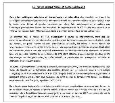 Le moins-disant fiscal et social allemand