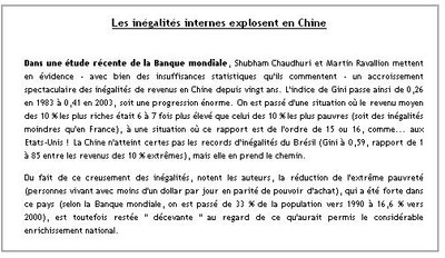 Les parités de pouvoir d'achat