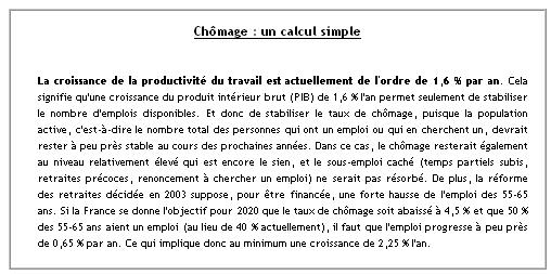 Un calcul simple